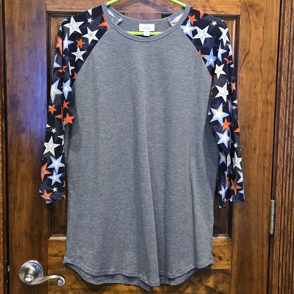 Lularoe Americana Star Randy T EUC Large